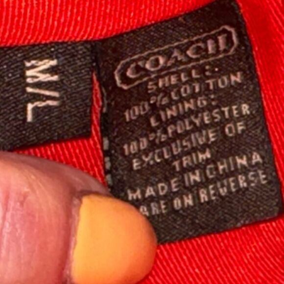 🧡💚 Coach Multicolor striped bucket hat - Picture 11 of 11